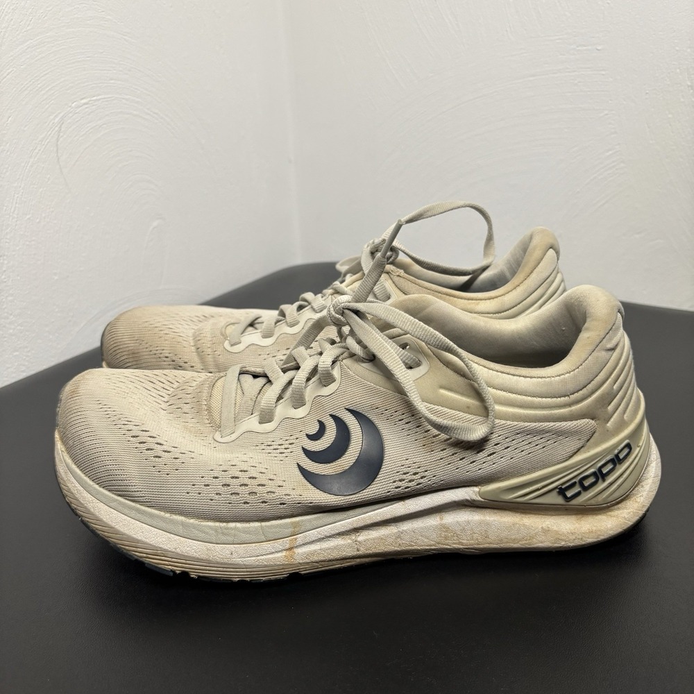 Topo Men's Ultrafly 4 Running Shoes Gray/Navy‎ Size 8 Wide Toe Box Athletic